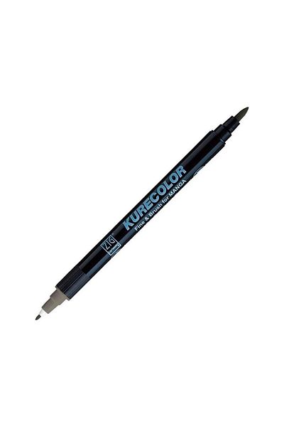 Zig Zıg Kurecolor Cartoonist Fine & Brush Marker Cnkc2200 Double Ended Manga and Graphic Marker No:w08 Warm