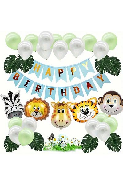 CANSIN SAFARI Themed PARTY SET