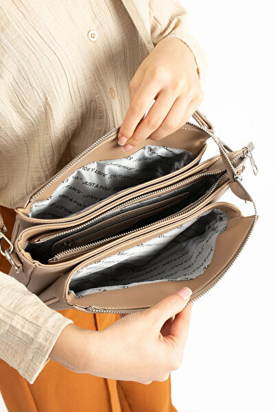 Just Polo Women's Black Adjustable Long Strap Shoulder Bag-Rc6006