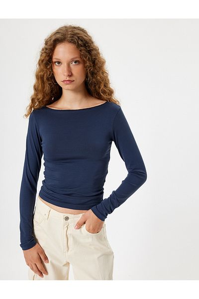 Koton Long Sleeve Body Basic Crew Neck Slim Fit
