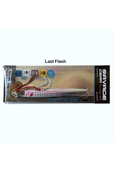 Savage Gear 3D Slim Jig Minnow 10cm 40gr Jig Yem (İkili Assist İğneli) Last F...