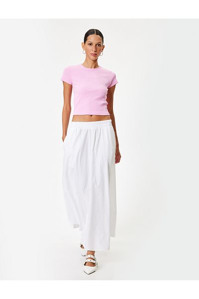 Koton Round NecK Basic Cotton Short Sleeve T-shirt