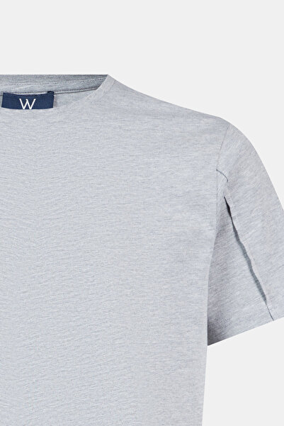 W Collection Gray Crew Neck T-Shirt