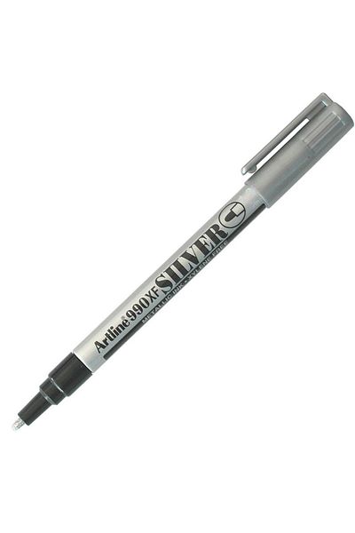 artline 1.2 Mm Silver Calligraphy Pen Xf990