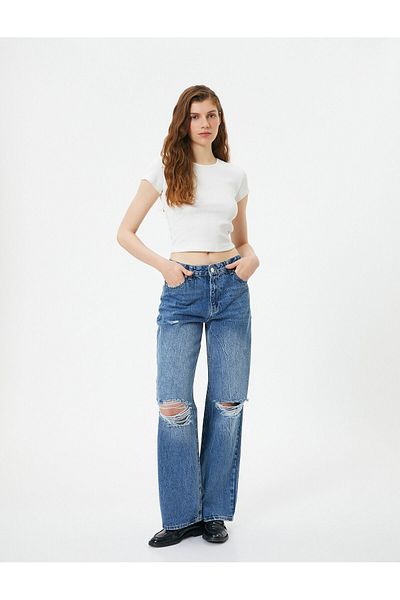 Koton Basic T-Shirt Short Sleeve Round Neck Cotton