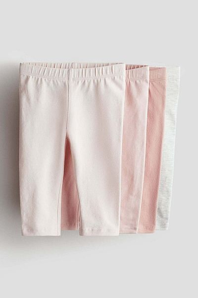 H&M مجموعة من 4 سراويل قطنية