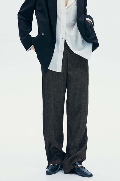 H&M High-waisted tailored trousers