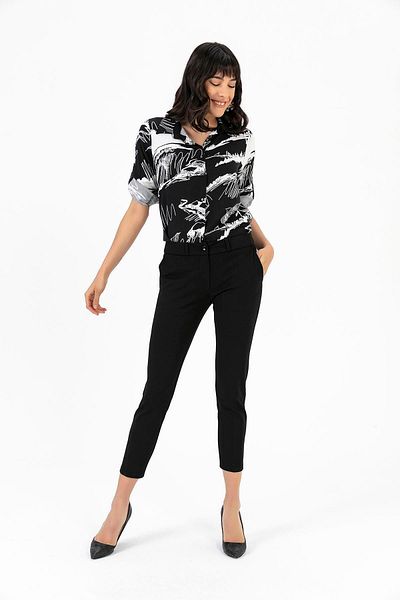 By Saygı Lycra Fabric - Classic Side Pocket Trousers