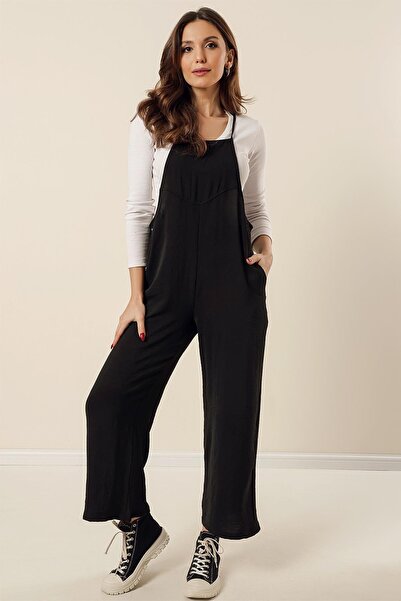 By Saygı Strap Side Pocket Ayrobin Gardener Jumpsuit