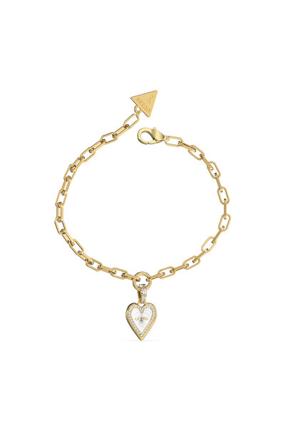 Guess Jgujubb03240jwygrhs سوار نسائي على شكل قلب