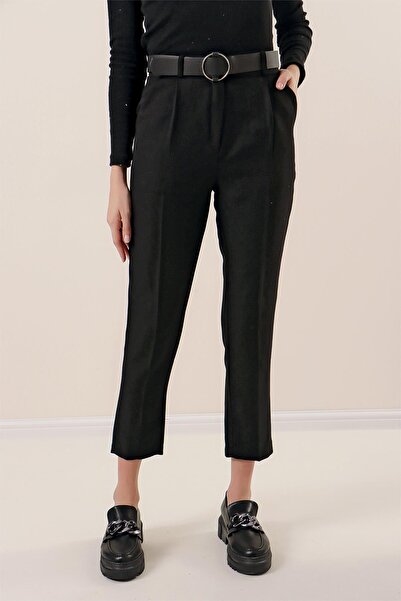 By Saygı Ελαστικό παντελόνι μέσης με μάλλινο εφέ