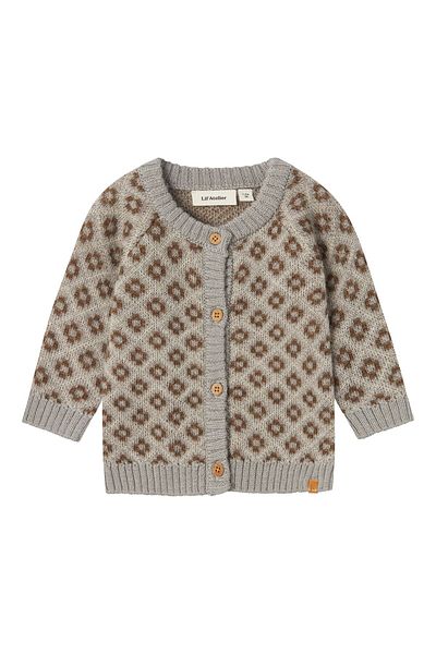 Lil' Atelier Baby Strickjacke Merinowolle