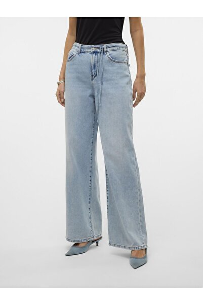 Vero Moda Weit geschnitten VMWIEN Orta Bel Weiter Beinschnitt Jeans