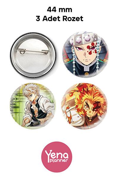 Yenaplanner Ornament pentru geantă Demon Slayer (Kimetsu No Yaiba).