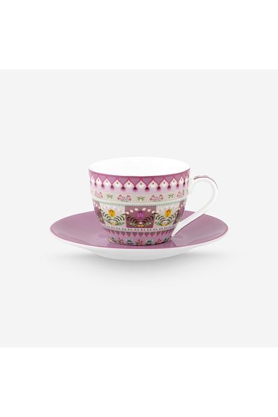 Pip Studio Lily & Lotus Purple Porcelain Coffee Cup 120 ml