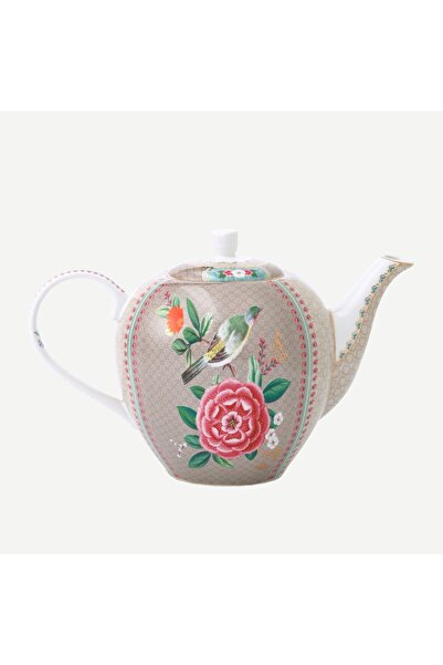 Pip Studio Blushing Birds Haki Porselen Demlik 1600 Ml