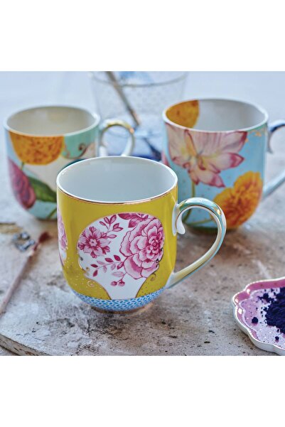 Pip Studio Royal Sarı Porselen Kupa 325 Ml