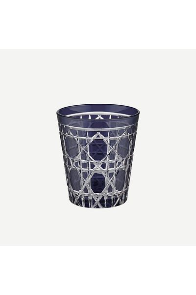 CHIARA ALESSI Gloria Black Glass Water Cup 345 ml