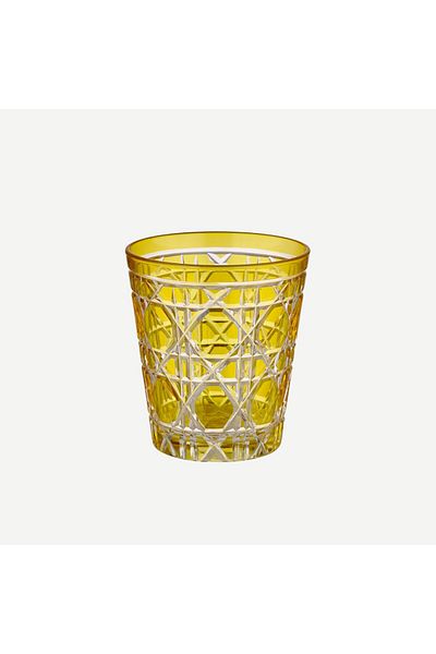 CHIARA ALESSI Gloria Yellow Glass Water Cup 345 ml