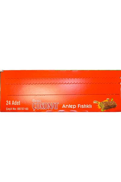 Ülker Pistachio Chocolate Coated Wafer 30 Grams X (24 Pieces)