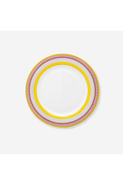 Pip Studio Chique Yellow Porcelain Breakfast Plate 23 cm