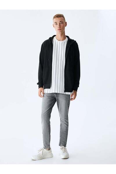 Ltb Vinessa Plain Hooded Zippered Regular Fit Sweatshirt 11258605060019