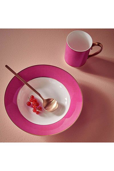 Pip Studio Chique Pink Porcelain Pit Plate 23.5 Cm