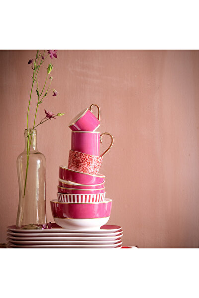 Pip Studio Chique Pembe Porselen Çay Fincanı 220 Ml