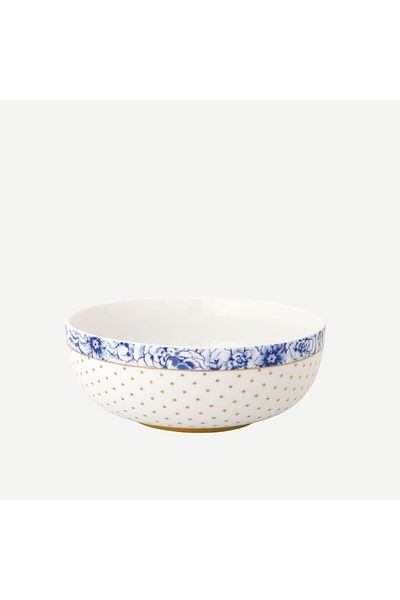 Pip Studio Royal White Blue White Porcelain Bowl 15 Cm