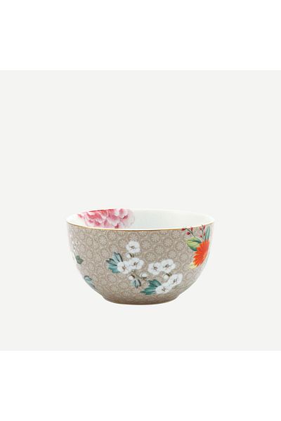 Pip Studio Blushing Birds Khaki Porcelain Bowl 12 Cm