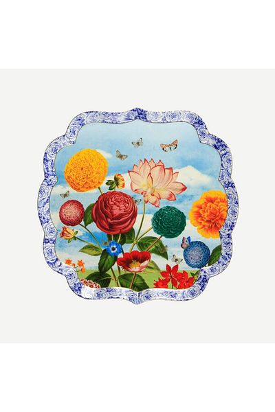 Pip Studio Royal White Porcelain Tray 38 cm
