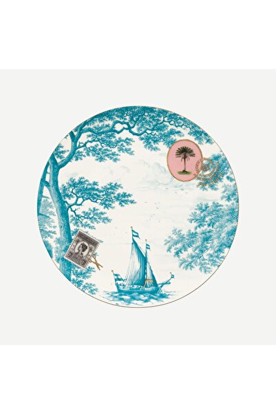 Pip Studio Heritage Turquoise Porcelain Breakfast Plate 23 Cm