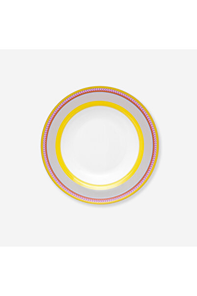 Pip Studio Chique Yellow Porcelain Dinner Plate 23.5 cm