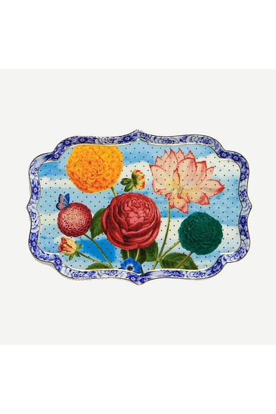 Pip Studio Royal Blue Porcelain Tray 26 Cm