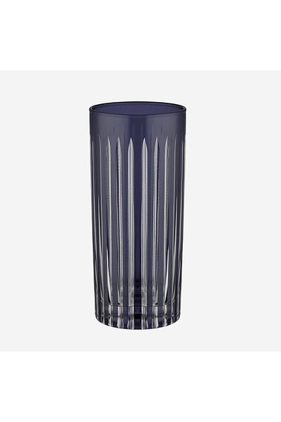 CHIARA ALESSI Stella Black Glass Water Cup 485 ml