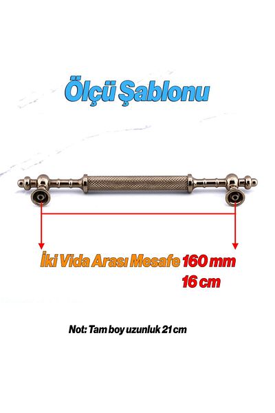 Badem10 Arsin Ladin Metal 160 mm - 16 cm Furniture Kitchen Drawer Cabinet Cabinet Handle Handle Handles