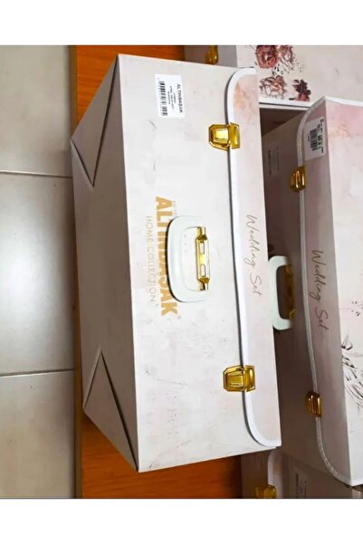 Genel Markalar Çift Kişilik Evlilik Çeyiz Seti Castra Shadows 8 Parça (Çeyiz Kutulu)