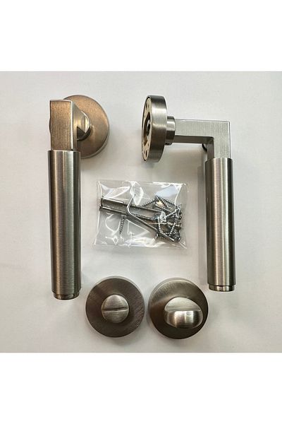 Hafele Verone Satin Wc Door Handle
