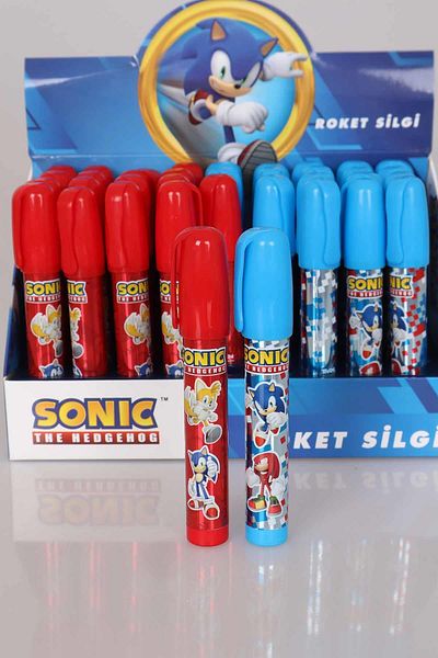 Disney LICENSED SONIC MECHANIC ROCKET ERASER