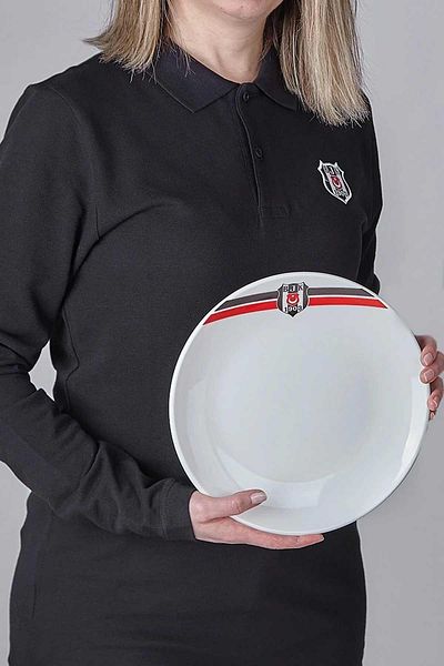 Beşiktaş Licensed Set of 2 Porcelain Cake Plates