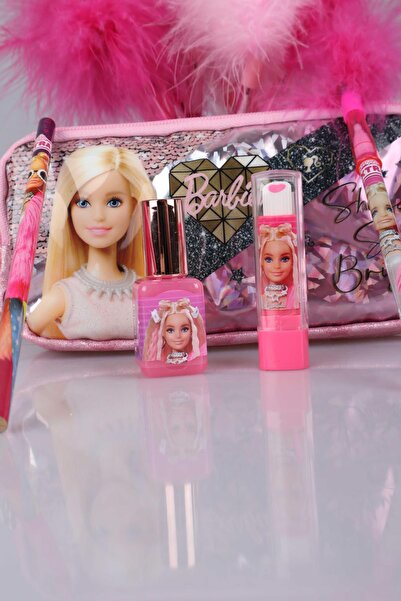 Barbie Barbie Mysterious Pariltilar Collection - Pencil Bag, Pencil, Pencil with Eraser, Lipstick Eraser