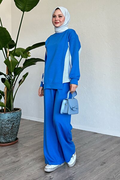 InStyle Modrá dvojitá sada - zdobená košile