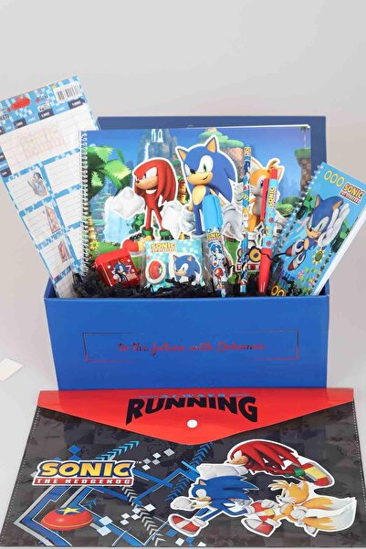 Disney ÖZEL KUTULU LİSANSLI SONIC KIRTASİYE SETİ