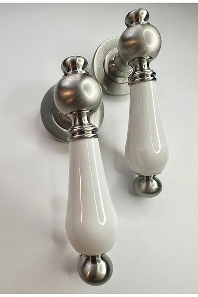 Karan Porselen مقبض باب غرفة MACE INOX PORCELAIN