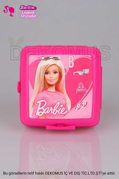 Barbie NEW SEASON LICENSED BARBIE 2-LAYER FEEDING BOX *SMART LUNCH BOX*