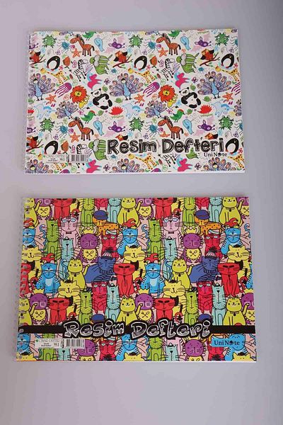 Piano Spiral Picture Notebook 17*24 Cm 15 Sheets