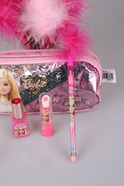 Barbie Barbie Mysterious Pariltilar Collection - Pencil Bag, Pencil, Pencil with Eraser, Lipstick Eraser
