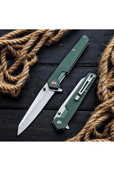 John Connely Kaliteli İnce Model Mat Renk Paslanmaz Çelik Cep Çakı - 22 CM - ...