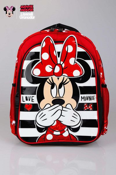 Minnie Mouse حقيبة مدرسية ميني ماوس مرخصة مع DEKOMUS DUE ICONIC