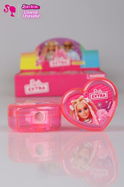 Barbie Lisanslı Özel Tasarım Kalpli Kalemtraş